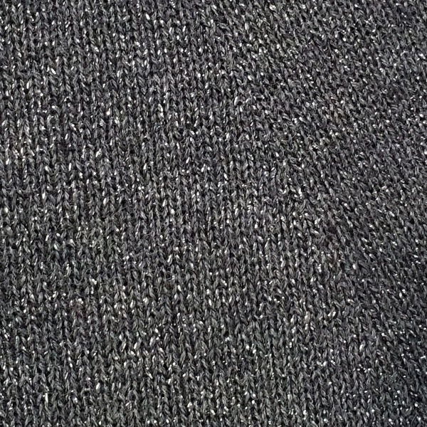 バーバリーブルーレーベル Burberry Blue Label 半袖セーター サイズ38 M - ダークグレー レディース ラメ 美品 トップス_画像6