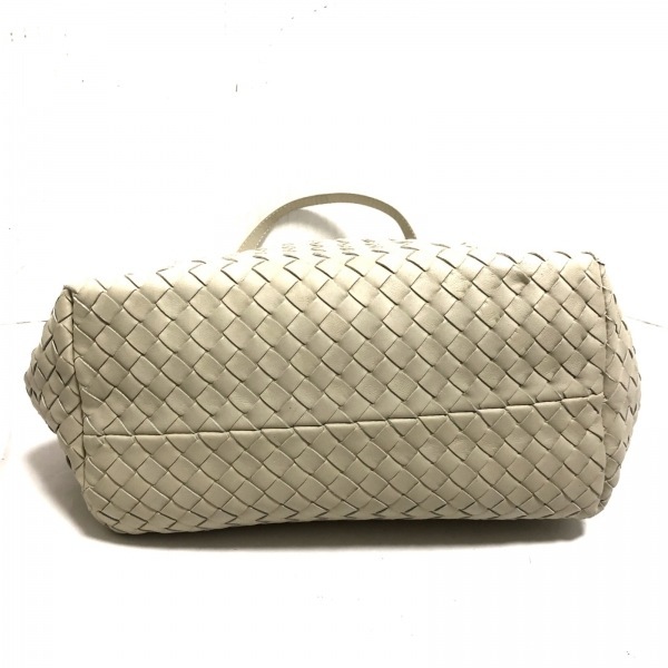 ボッテガヴェネタ BOTTEGA VENETA トートバッグ ミニチェスタバッグ レザー アイボリー バッグ_画像4