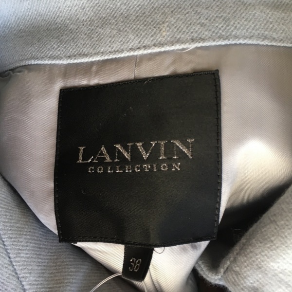 ランバンコレクション LANVIN COLLECTION サイズ38 M - ライトブルー レディース 長袖/春/秋 コート_画像3