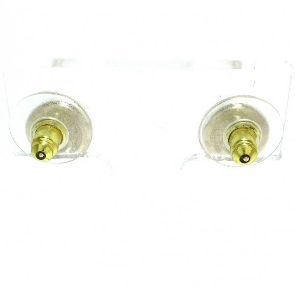 シャネル CHANEL ピアス ココマーク 金属素材×フェイクパール ゴールド×アイボリー ラインストーン I22S 美品 アクセサリー（耳）の画像3