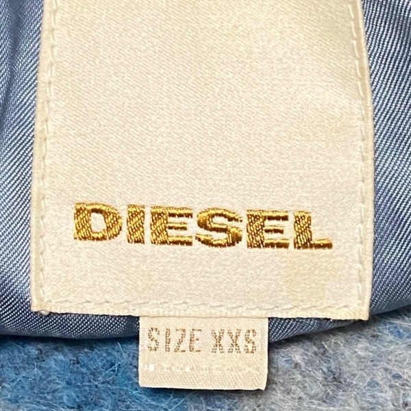 ディーゼル DIESEL サイズXXS XS - ブルー×ブラウン×マルチ レディース 七分袖/チェック柄/冬 コート_画像3