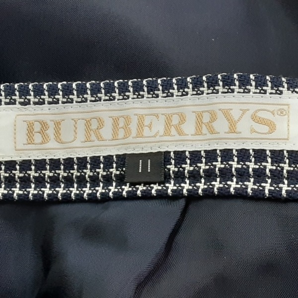 バーバリーズ Burberry's ロングスカート サイズ11AR M - ダークネイビー×白 レディース 美品 ボトムス_画像3