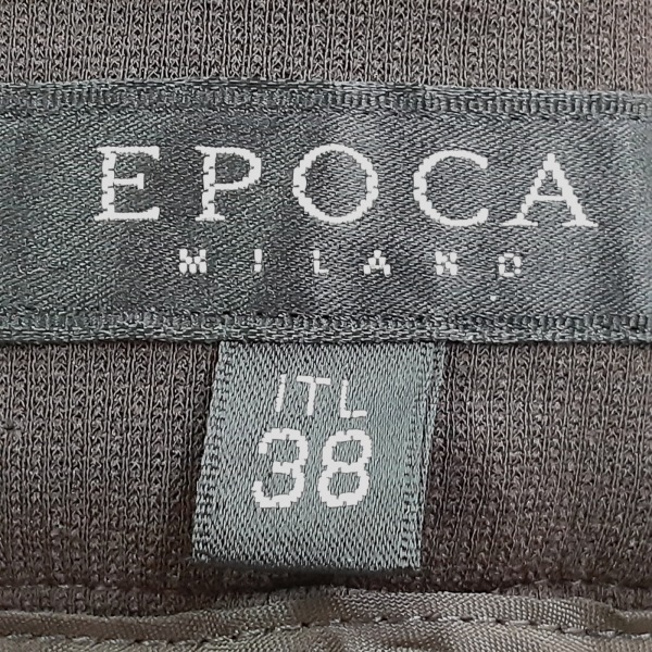 エポカ EPOCA パンツ サイズITL:38 - ダークブラウン レディース フルレングス ボトムス_画像3