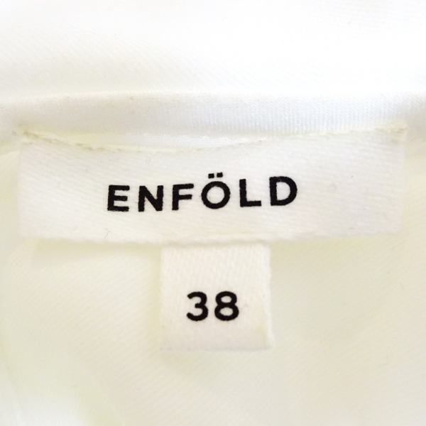 エンフォルド ENFOLD チュニック サイズ38 M - 白 レディース クルーネック/七分袖 ワンピース_画像3