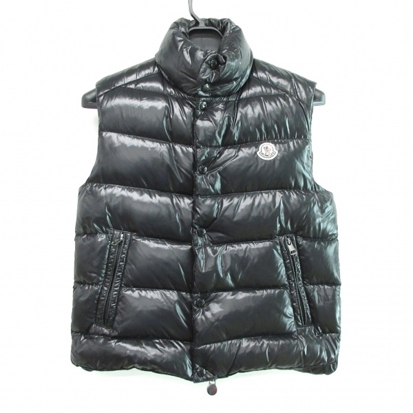 モンクレール MONCLER ダウンベスト サイズ0 XS TIB(ティブ) 黒 メンズ 秋/冬 美品 ジャケット