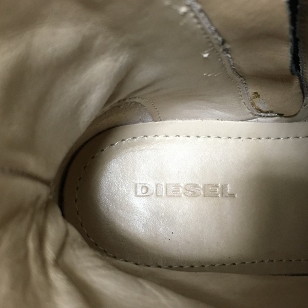 ディーゼル DIESEL ショートブーツ 36 - レザー 黒 レディース アウトソール張替済 靴の画像6