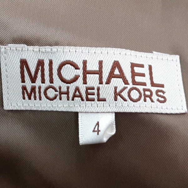 マイケルコース MICHAEL KORS サイズ4 S - ライトブラウン レディース 長袖/肩パッド/秋/冬 美品 ジャケットの画像3
