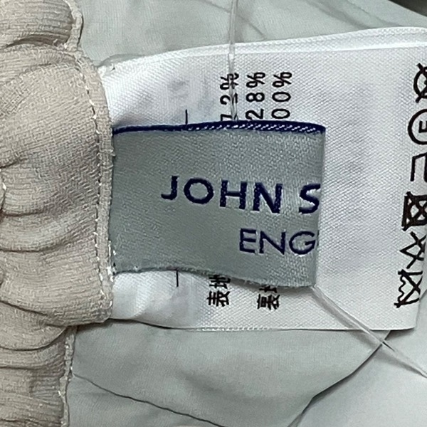 ジョンスメドレー JOHN SMEDLEY パンツ サイズ2 M - アイボリー レディース フルレングス/ウエストゴム ボトムスの画像3