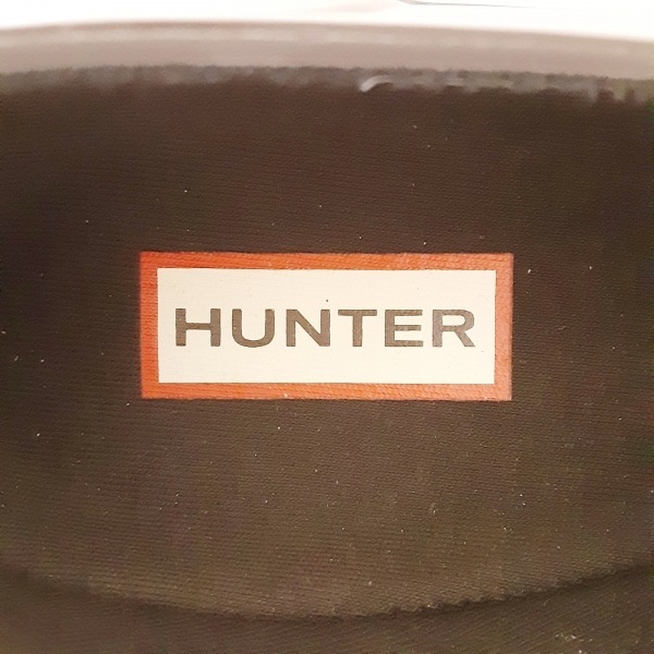 ハンター HUNTER ローファー EU 38 - ラバー×化学繊維 黒×ダークグレー レディース リボン 靴_画像5