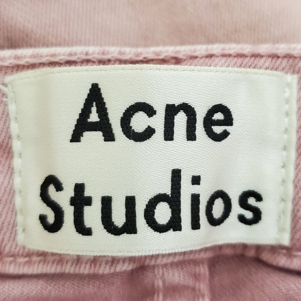 アクネ ストゥディオズ ACNE STUDIOS ジーンズ サイズ24/32 - ピンク レディース フルレングス ボトムス_画像3