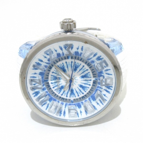 TENDENCE(テンデンス) 腕時計 TIE DYE Collection TY532016 メンズ 白×ライトブルー_画像2
