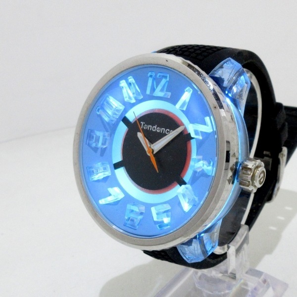 TENDENCE( Tendence ) наручные часы FLASH Street TY532013 мужской резиновая лента голубой × чёрный × мульти- 