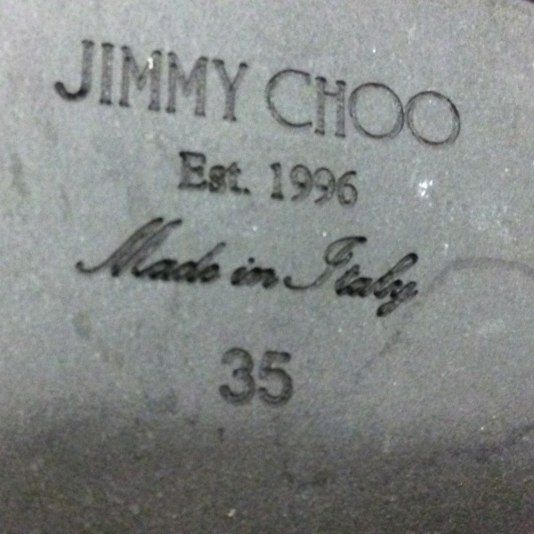 ジミーチュウ JIMMY CHOO サンダル 35 - レザー シャンパンゴールド レディース フラワー(花) 靴_画像6