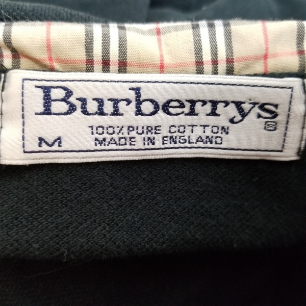 バーバリーズ Burberry's 半袖ポロシャツ サイズM - 黒×ベージュ×マルチ レディース チェック柄 トップス_画像3
