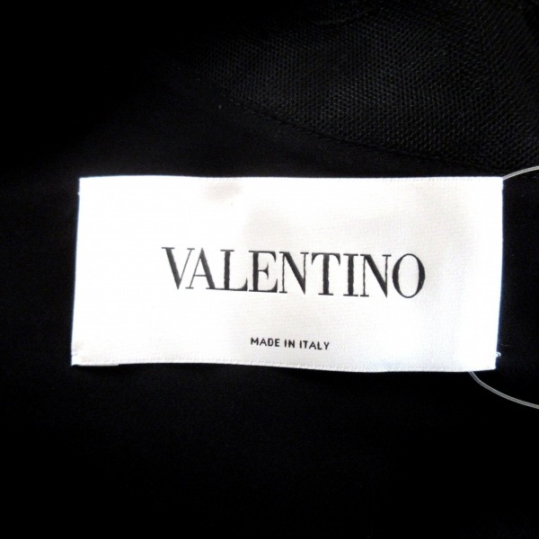 バレンチノ VALENTINO サイズ38 M - 黒 レディース 半袖/ひざ丈/レース 美品 ワンピース_画像3