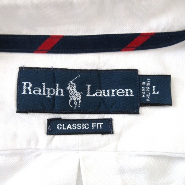 ラルフローレン RalphLauren 長袖シャツ サイズL - 白 メンズ CLASSIC FIT トップス_画像3