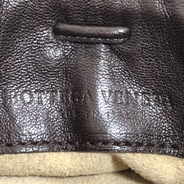 ボッテガヴェネタ BOTTEGA VENETA ショルダーバッグ 120773 イントレチャート レザー ダークブラウン ミニバッグ バッグ_画像8