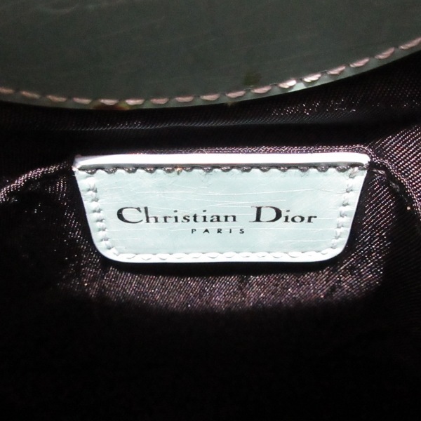 ディオール/クリスチャンディオール DIOR/ChristianDior 小物入れ - ハラコ ダークブラウン×白 財布_画像5