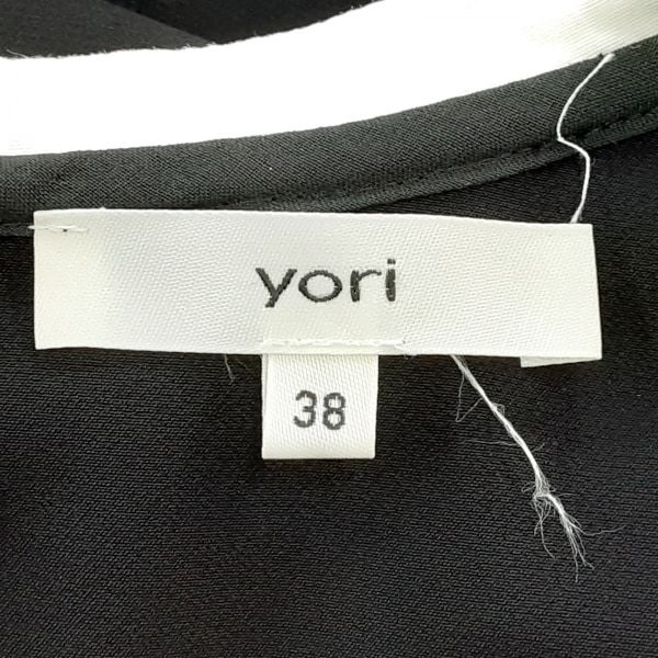 ヨリ yori 長袖カットソー サイズ38 M - 黒×白 レディース トップス_画像3