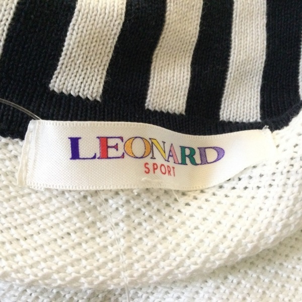 レオナールスポーツ LEONARD SPORT 半袖ポロシャツ サイズ　　 - 白×イエロー×マルチ レディース トップス_画像3