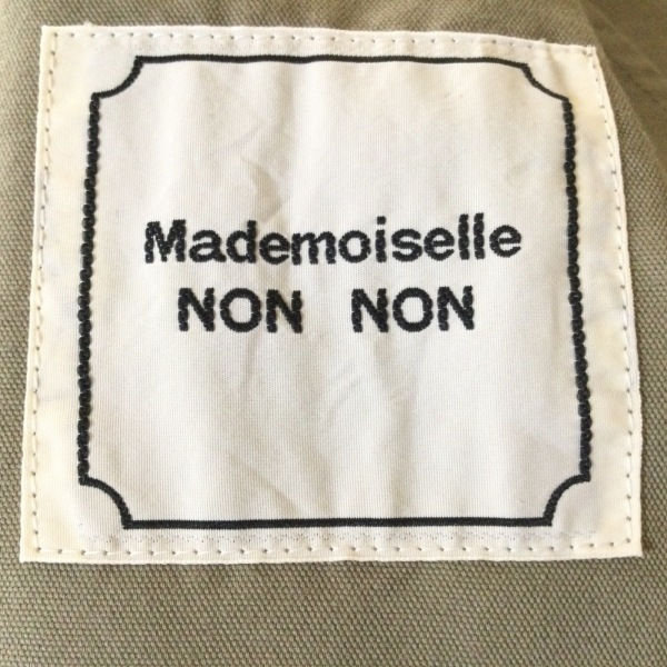 マドモアゼルノンノン Mademoiselle NON NON サイズ2 M - カーキ レディース 長袖/春/秋 コートの画像3