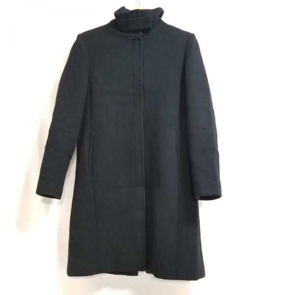  Calvin Klein CalvinKlein size 4 XL - black lady's long sleeve / winter / autumn coat 