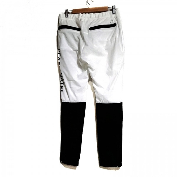 パーリーゲイツ PEARLY GATES パンツ サイズ4 XL - 白×黒 メンズ フルレングス ボトムスの画像2