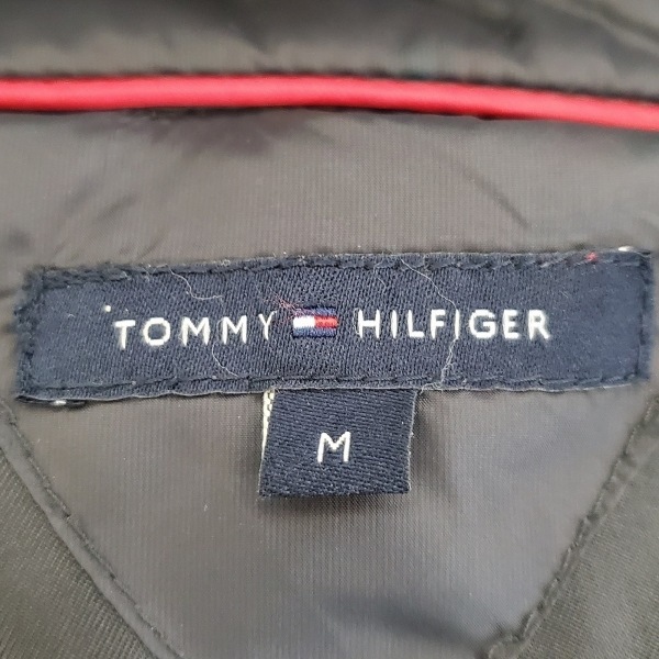 トミーヒルフィガー TOMMY HILFIGER ダウンジャケット サイズM - 黒 レディース 長袖/冬 ジャケット_画像3