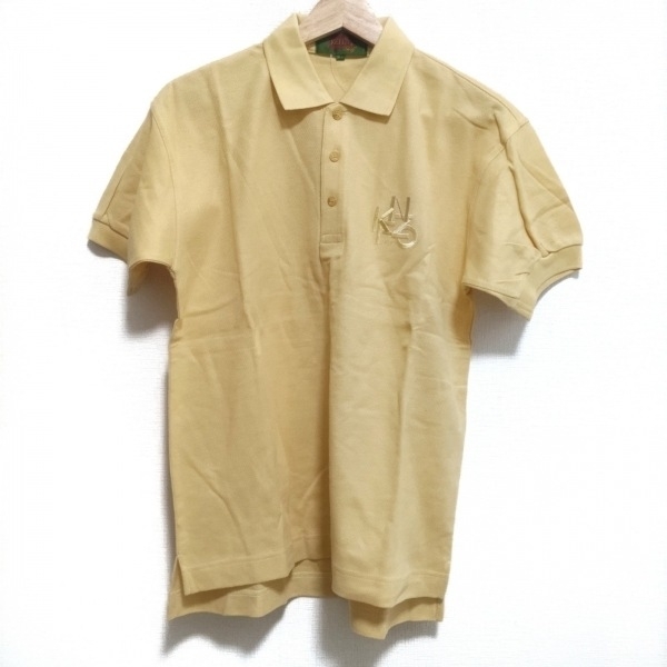 ケンゾー KENZO 半袖ポロシャツ サイズ1 S - ライトイエロー メンズ 美品 トップス_画像1