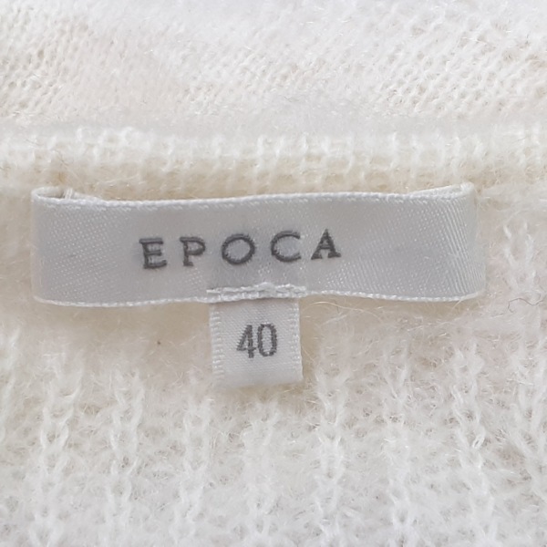 エポカ EPOCA 長袖セーター サイズ40 M - アイボリー レディース Vネック トップス_画像3