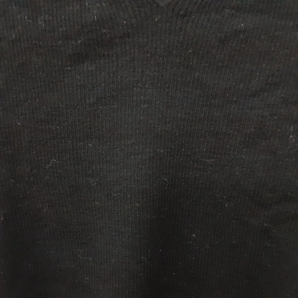エポカ EPOCA 半袖セーター サイズ40 M - 黒 レディース Vネック 美品 トップス_画像6