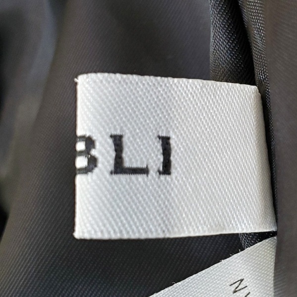 オブリ OBLI ロングスカート サイズS - 白×黒 レディース マキシ丈/チェック柄/ウエスト一部ゴム入り ボトムスの画像4