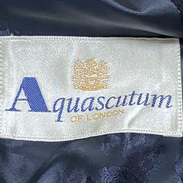 アクアスキュータム Aquascutum Pコート - 黒 レディース 長袖/冬 コート_画像3