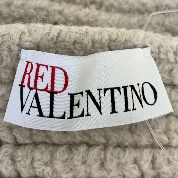レッドバレンチノ RED VALENTINO 半袖セーター サイズXS - ピンクベージュ レディース ショート丈/リボン トップスの画像3