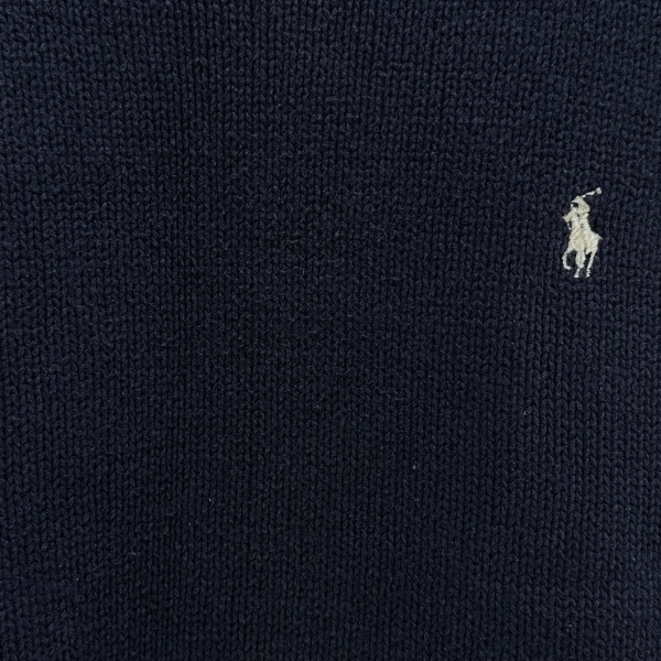 ポロラルフローレン POLObyRalphLauren 長袖セーター サイズL - ダークネイビー レディース クルーネック トップス_画像6