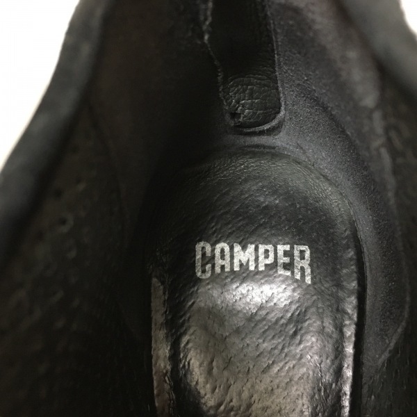 カンペール CAMPER ショートブーツ 36 - スエード 黒×ネイビー レディース メッシュ 靴_画像6