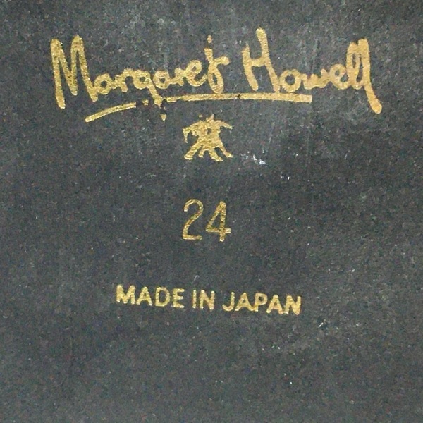 マーガレットハウエル MargaretHowell ショートブーツ 24 - レザー 黒 レディース 靴の画像6