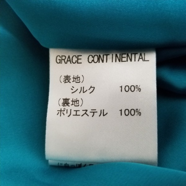  Grace Continental GRACE CONTINENTAL size 36 S - navy × light green lady's crew neck / short sleeves / Mini One-piece 