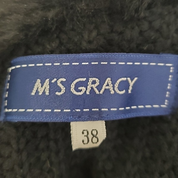 エムズグレイシー M'S GRACY サイズ38 M - 黒 レディース 長袖/ファー/冬 コート_画像3