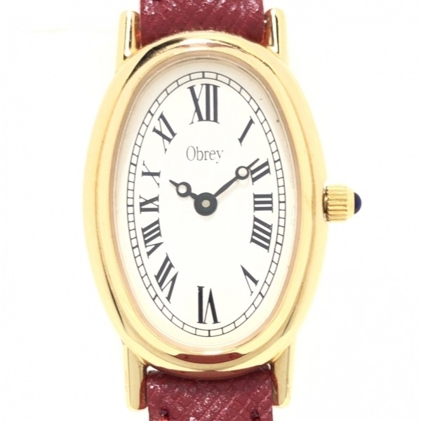 Obrey(オブレイ) 腕時計 - 30-555A レディース 社外ベルト アイボリー