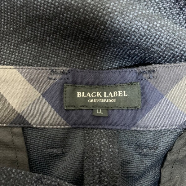 ブラックレーベルクレストブリッジ BLACK LABEL CRESTBRIDGE パンツ サイズLL - ダークネイビー メンズ フルレングス 美品 ボトムス_画像3