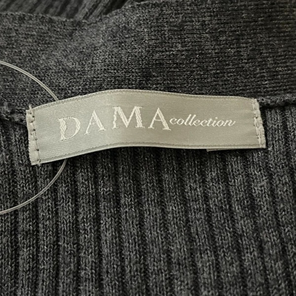 ダーマコレクション DAMAcollection サイズM - ダークグレー レディース 七分袖/ロング/ニット ワンピースの画像3