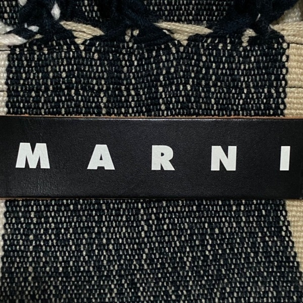 マルニ MARNI トートバッグ - ウール ベージュ×黒×マルチ バッグ_画像8