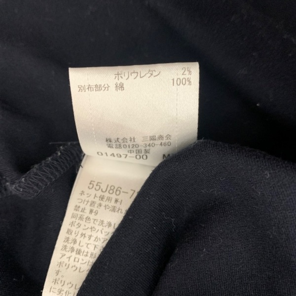 ブルーレーベルクレストブリッジ BLUE LABEL CRESTBRIDGE サイズ38 M - 黒 レディース クルーネック/半袖/ひざ丈 ワンピースの画像5