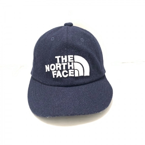 ノースフェイス THE NORTH FACE キャップ - ウール×ポリエステル ダークネイビー 帽子の画像1