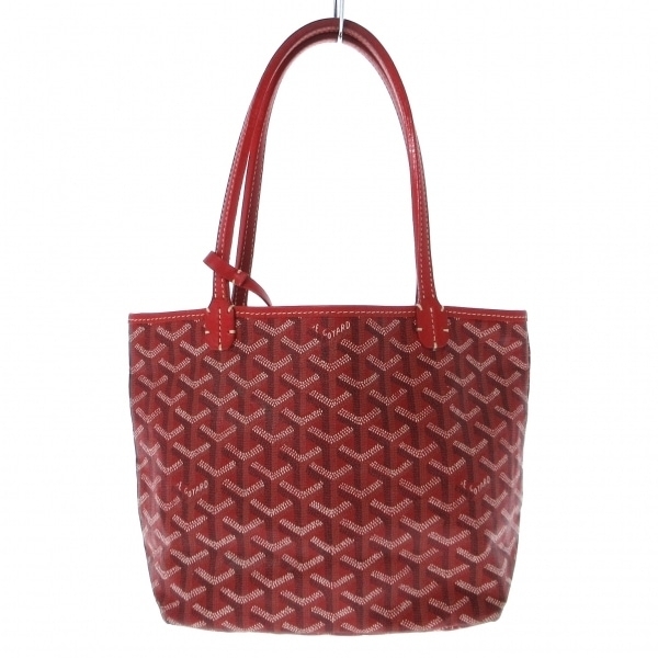 新発売】 ゴヤール GOYARD バッグ 美品 VAE020123 レッド コーティング