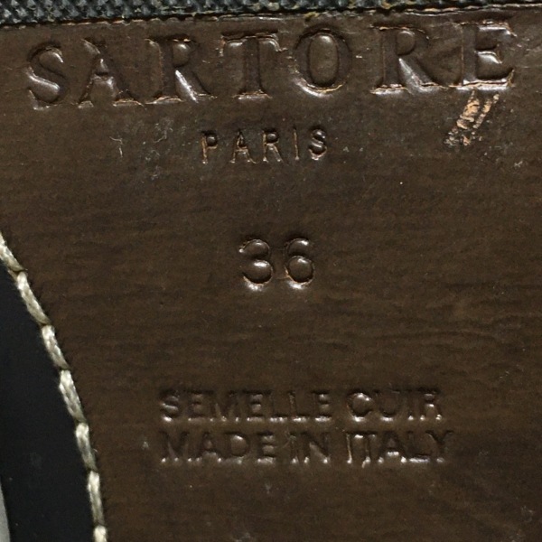 サルトル SARTORE ロングブーツ 36 - レザー 黒 レディース アウトソール張替済 靴_画像6