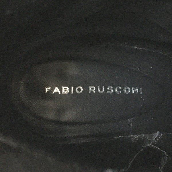 ファビオルスコーニ FABIO RUSCONI ショートブーツ 37 1/2 - レザー 黒 レディース 靴の画像6