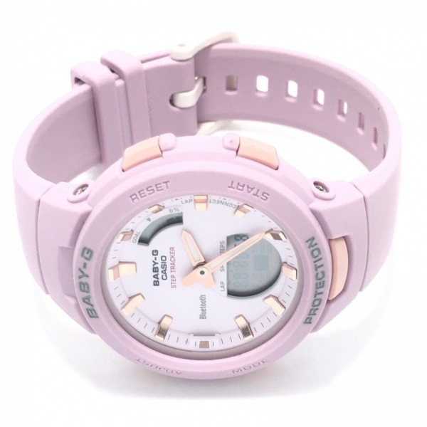 CASIO(カシオ) 腕時計■美品 BABY-G BSA-B100-4A2JF レディース SMARTPHONE LINK Series パープルの画像2