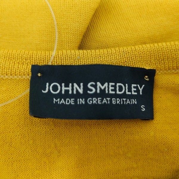 ジョンスメドレー JOHN SMEDLEY 長袖セーター サイズS - ダークイエロー レディース クルーネック トップス_画像3